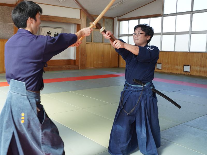 組太刀の稽古画像